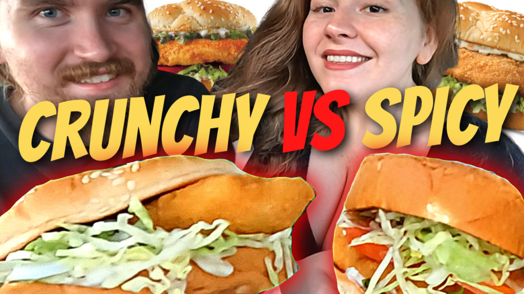 Arby's SPICY Fish Sandwich vs CRUNCHY Fish Sandwich!