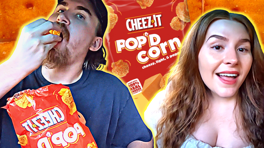 Cheez-It CHEDDAR POP’D CORN Taste Test and Review!