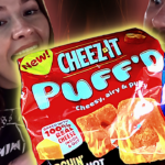 We Tried Cheez-It PUFF'D Scorchin' Hot Cheddar | SO GOOD!