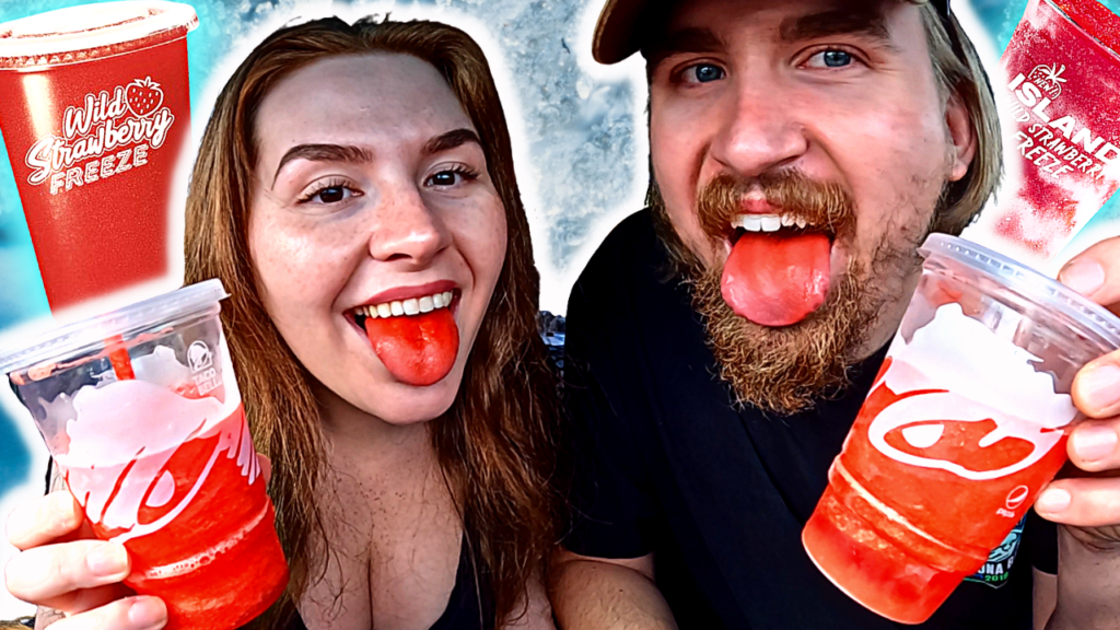 Taco Bell Island Strawberry vs Wild Strawberry Freeze | What's Better?