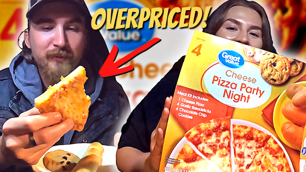 Walmart Great Value Cheese Pizza Party Night Review