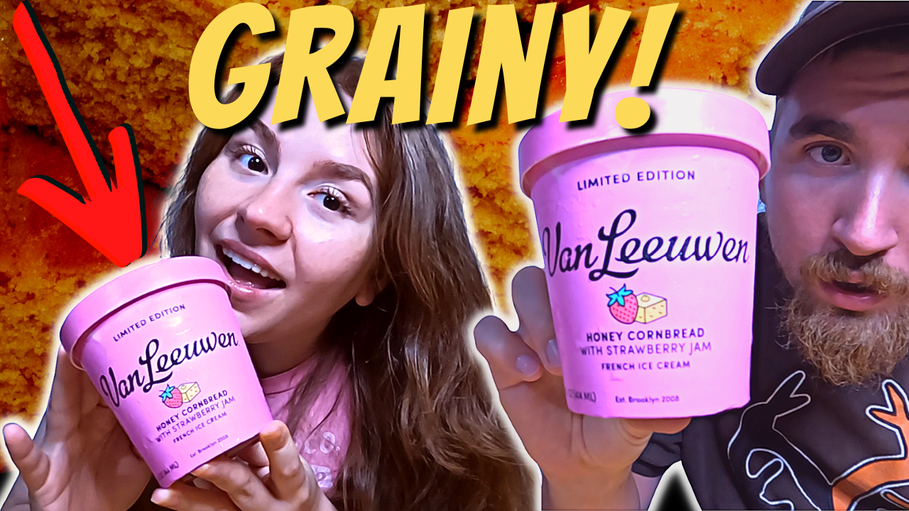 Van Leeuwen Honey Cornbread Ice Cream Review!