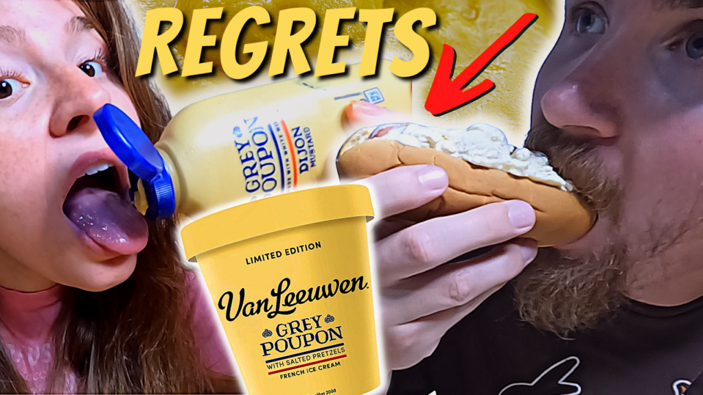 MUSTARD Ice Cream?! | Van Leeuwen Grey Poupon Review!