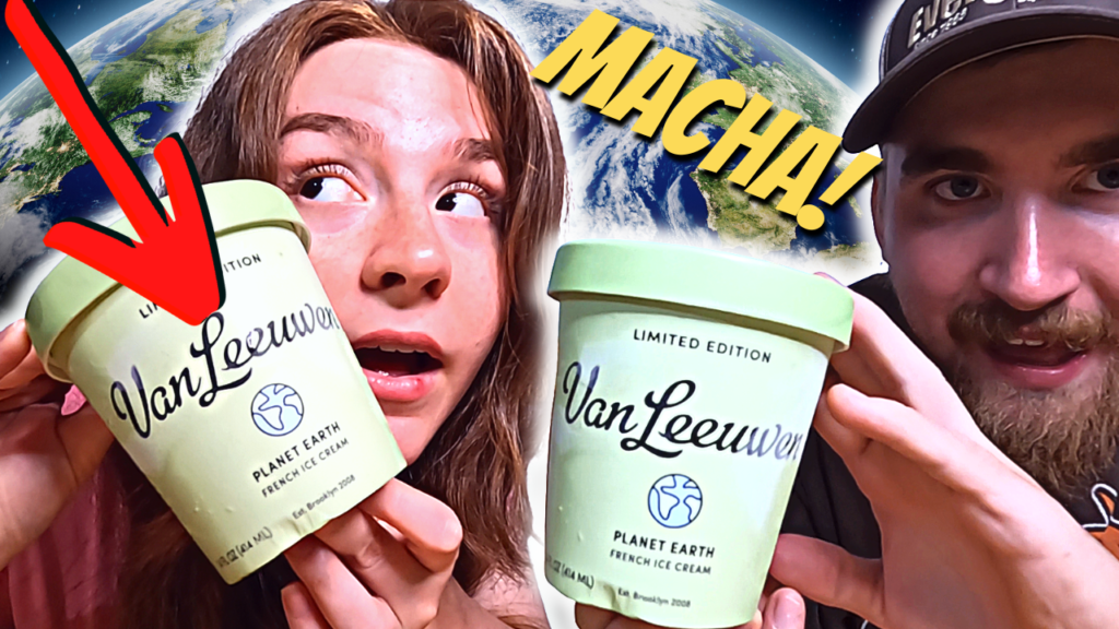 DIRT Flavor Ice Cream?! | Van Leeuwen Planet Earth Review!