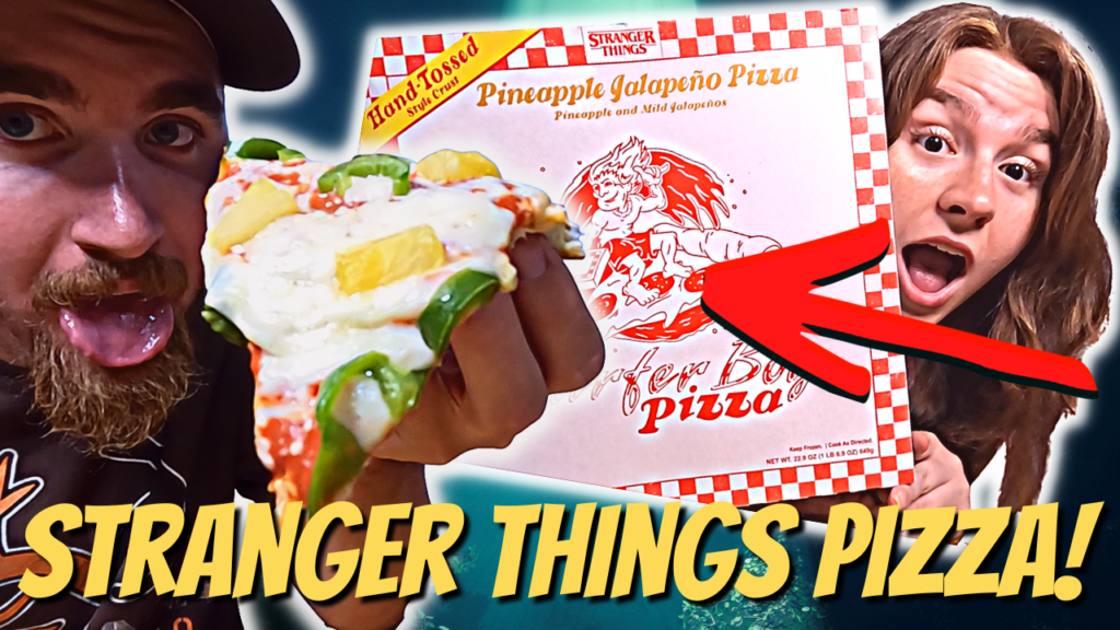 Stranger Things Pineapple Jalapeno Pizza | Surfer Boy Review